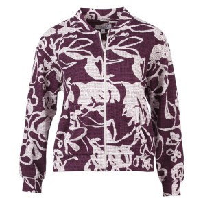 Enjoy Bomber jasje bloem Port print